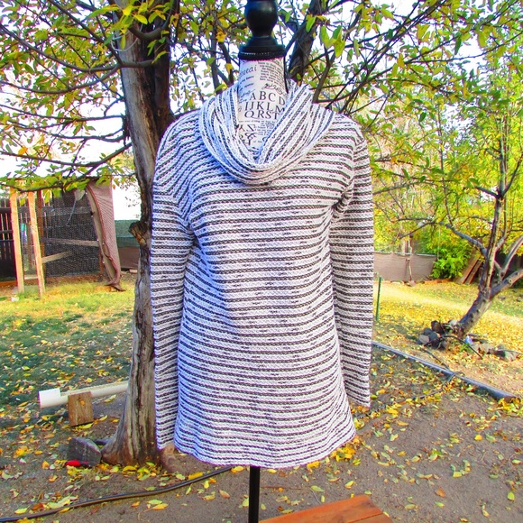 Merona Striped Turtleneck Chunky Sweater - Picture 1 of 6